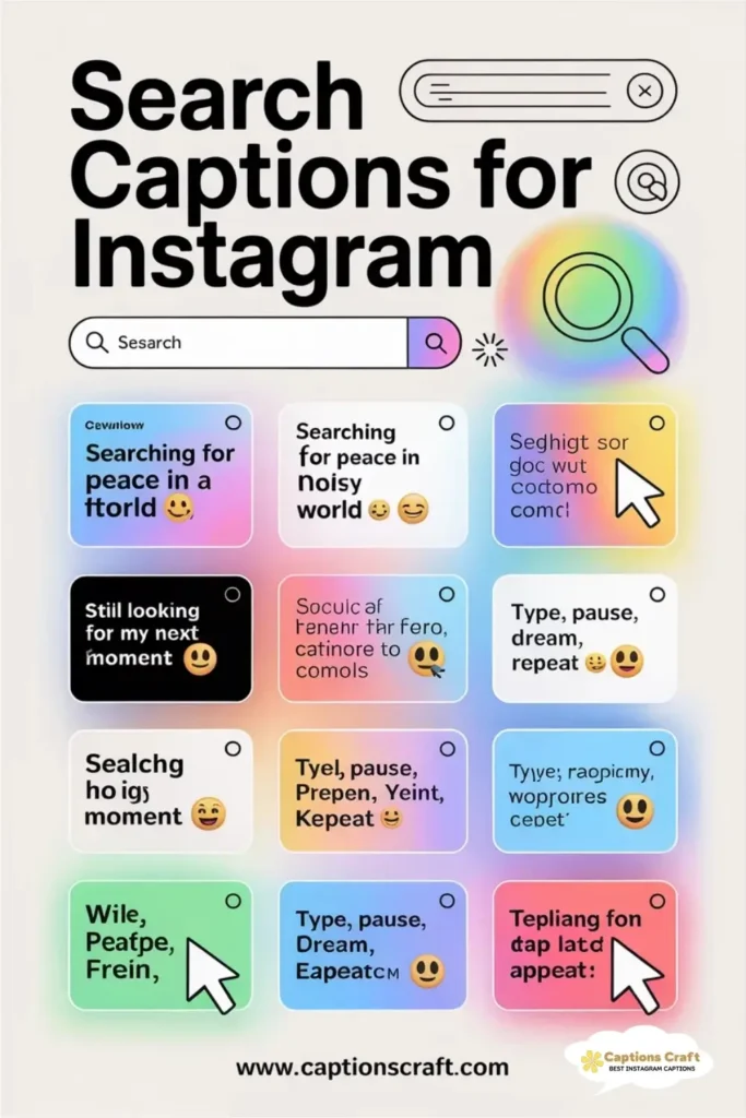 137+ Irresistible Search Captions For Instagram and Quotes That Spark Engagement
