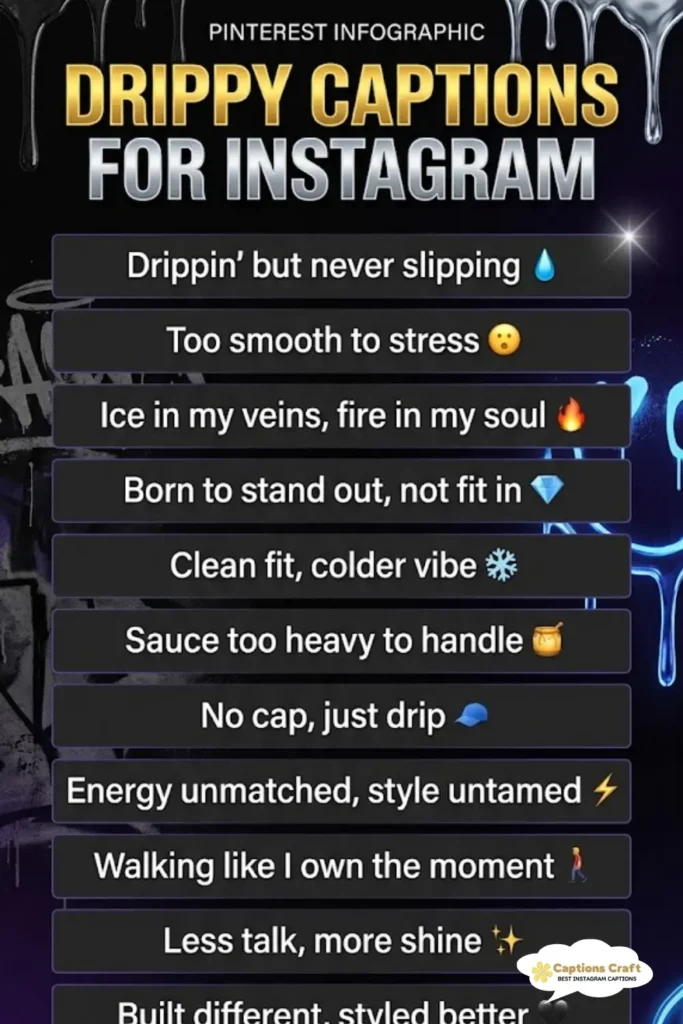 137+ Must-Have Drippy Captions For Instagram and Quotes to Stand Out Today