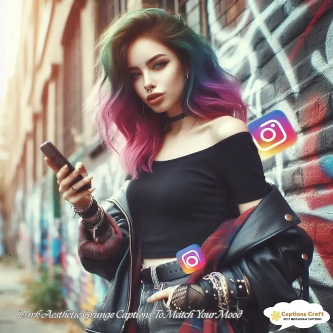 Dark Aesthetic Grunge Captions To Match Your Mood