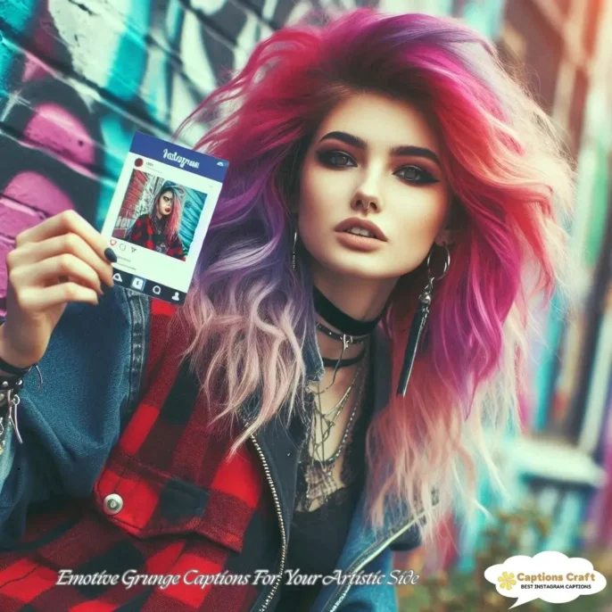 Emotive Grunge Captions For Your Artistic Side