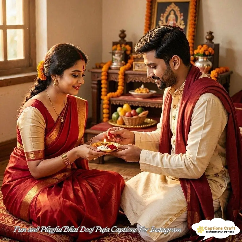 139+ Traditional Bhai Dooj Puja Captions For Instagram Moments