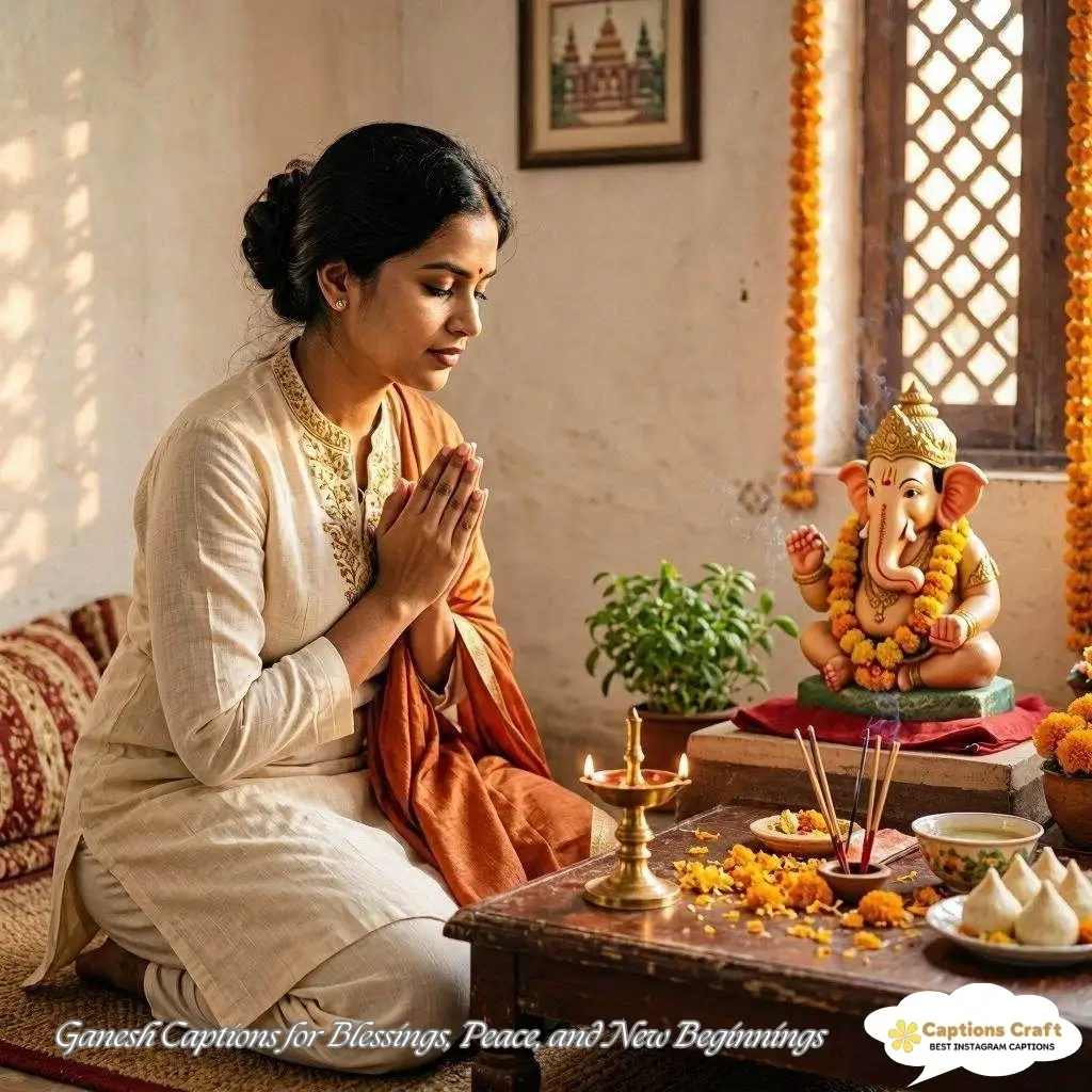 123+ Inspiring Ganesh Captions For Instagram to Celebrate Blessings and Joy