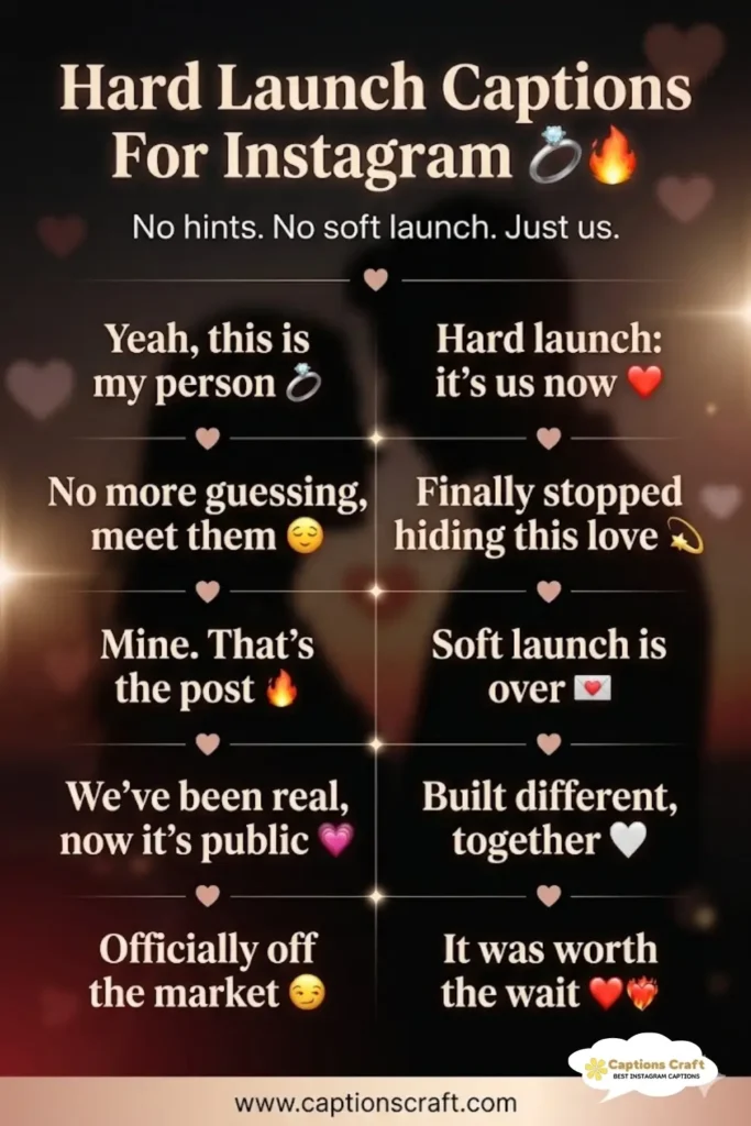 127+ Unforgettable Hard Launch Captions For Instagram and Quotes That Wow