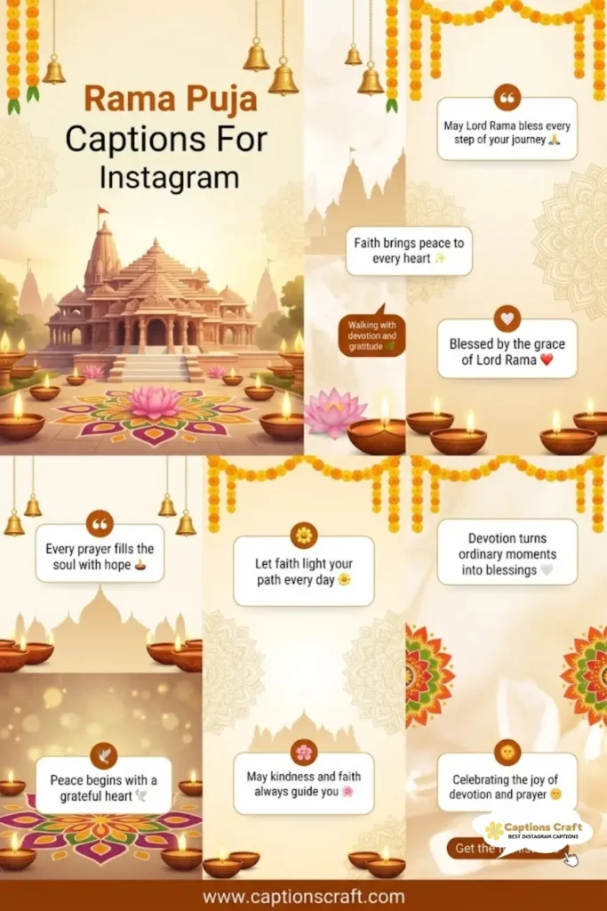 129+ Inspiring Rama Puja Captions For Instagram and Heartwarming Quotes