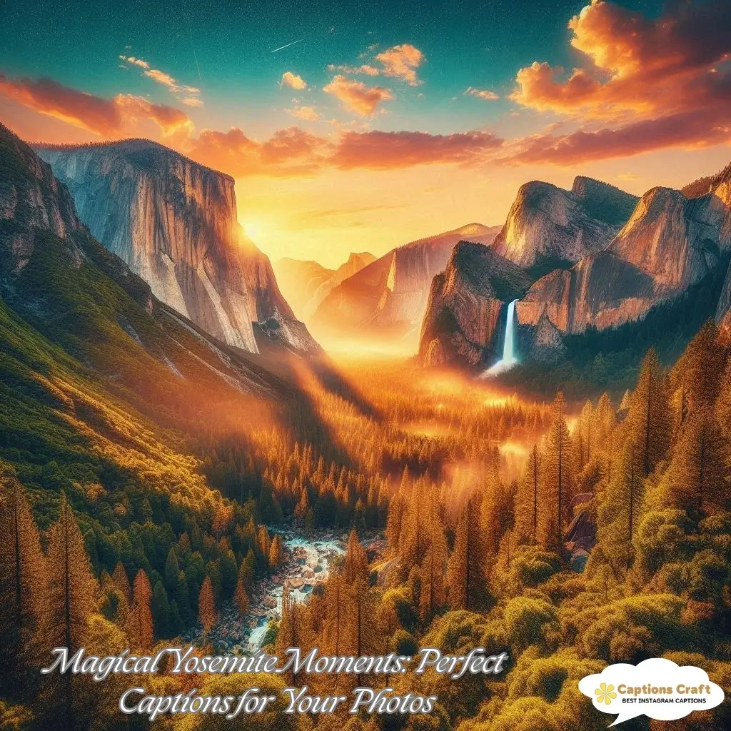 Magical Yosemite Moments Perfect Captions for Your Photos