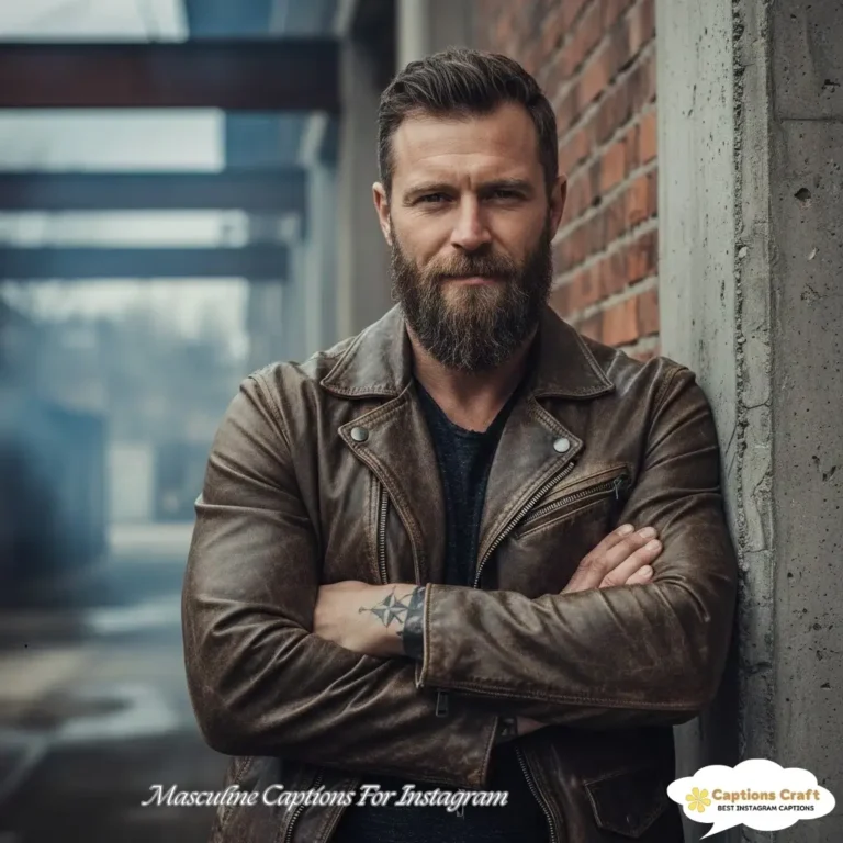 Masculine Captions For Instagram