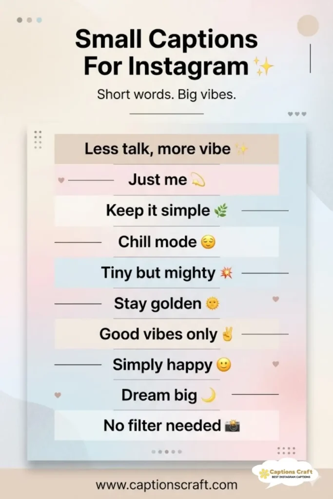 135+ Powerful Small Captions For Instagram and Quotes to Boost Your Engagement