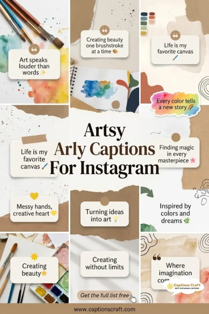129+ Creative Artsy Captions For Instagram That Spark Joy