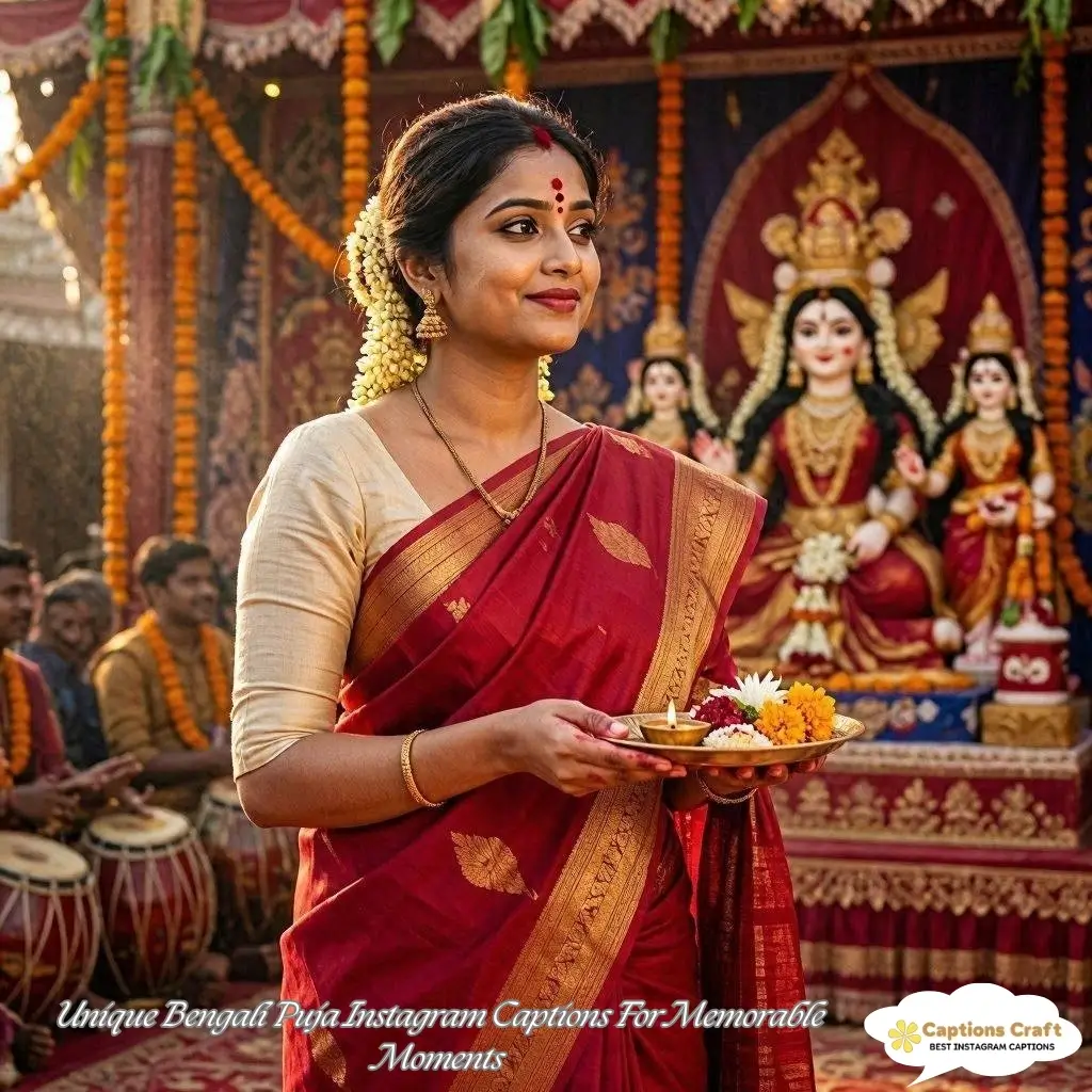 147+ Beautiful Bengali Puja Captions For Instagram Full Of Festive Feels