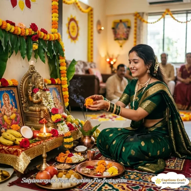 129+ Essential Satyanarayan Pooja Captions For Instagram and Quotes You Need Now