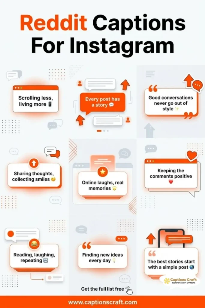137+ Essential Reddit Captions For Instagram That Transform Your Quotes Game