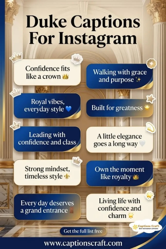 137+ Essential Duke Captions For Instagram That Will Boost Your Engagement Now