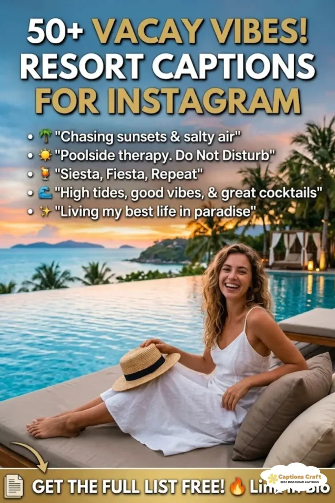 125+ Resort Captions For Instagram to Elevate Your Posts