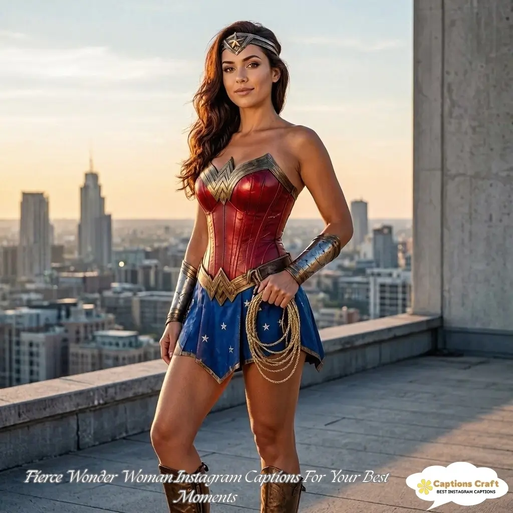 145+ Empowering Wonder Woman Captions For Instagram and Inspiring Quotes