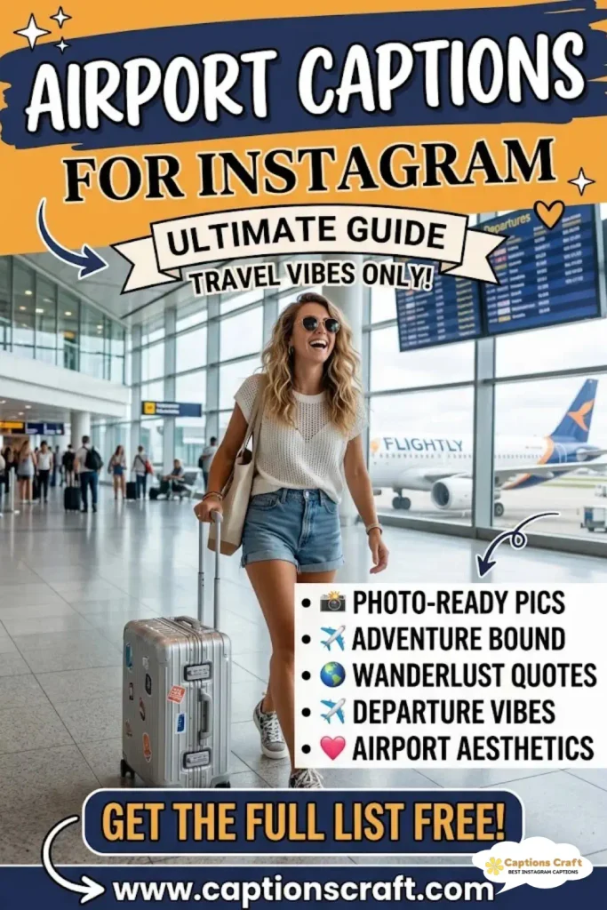 143+ Airport Captions For Instagram to Elevate Your Travel Posts