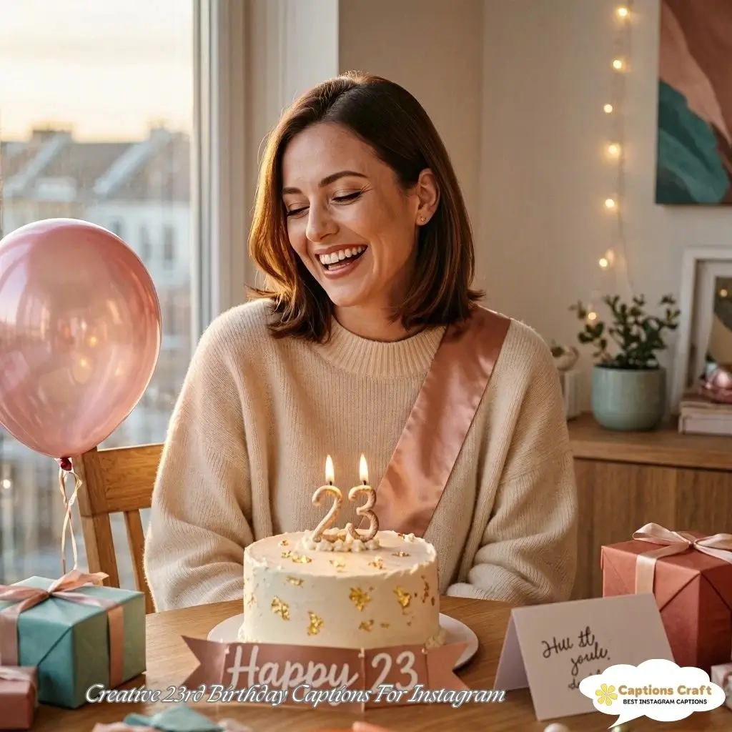 143+ 23rd Birthday Captions for Instagram to Shine in Your Prime