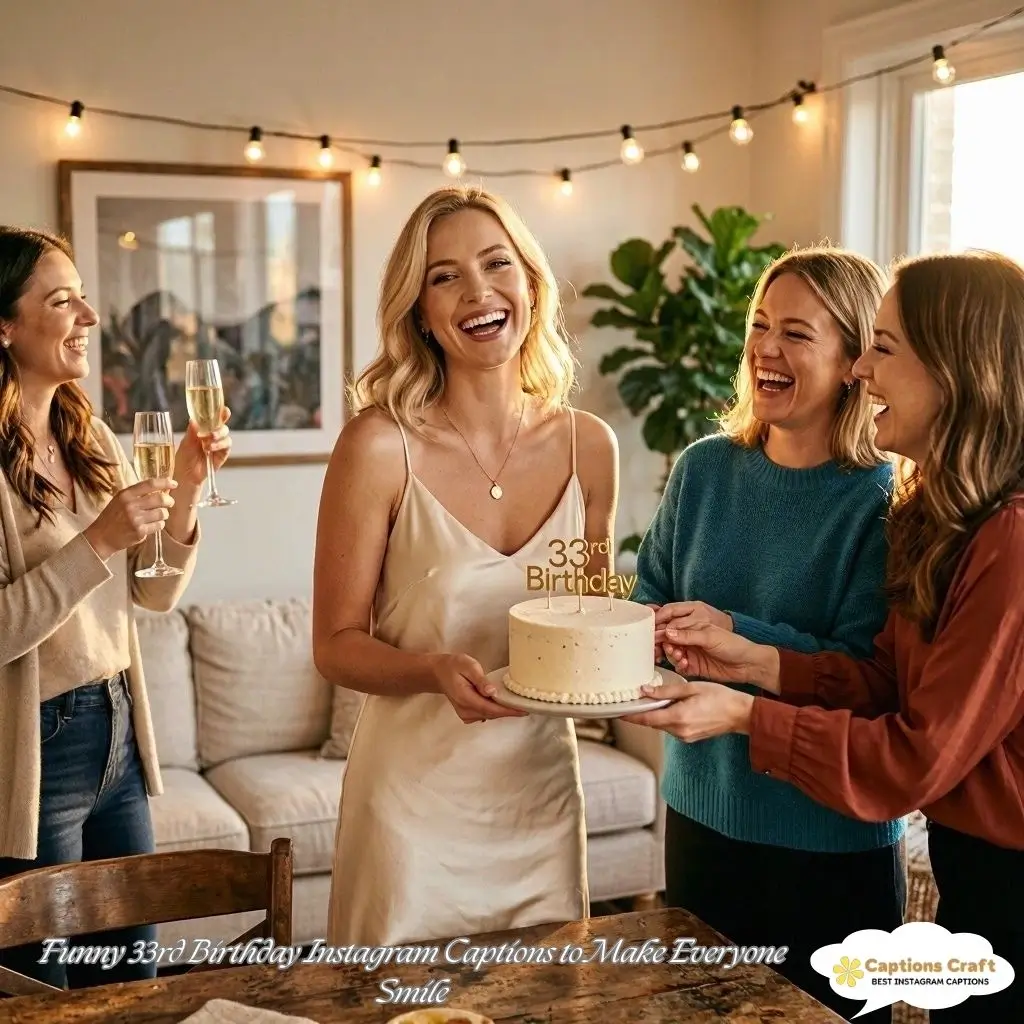 135+ Inspiring 33rd Birthday Captions For Instagram for Celebrations