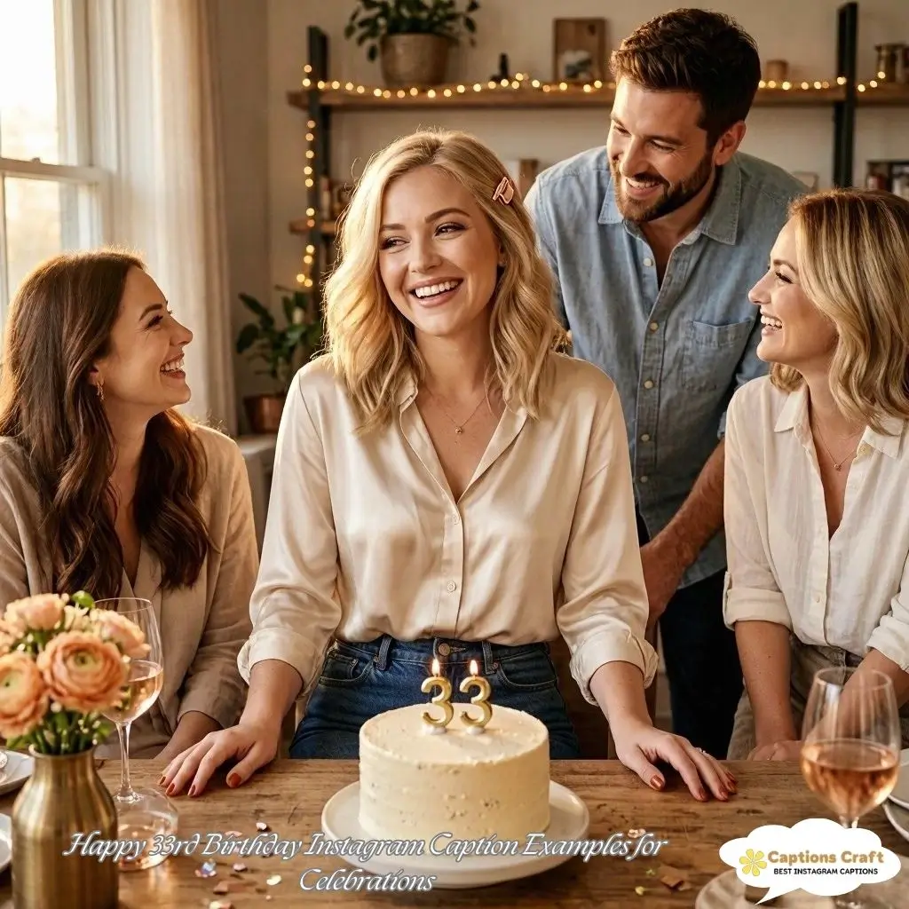 135+ Inspiring 33rd Birthday Captions For Instagram for Celebrations