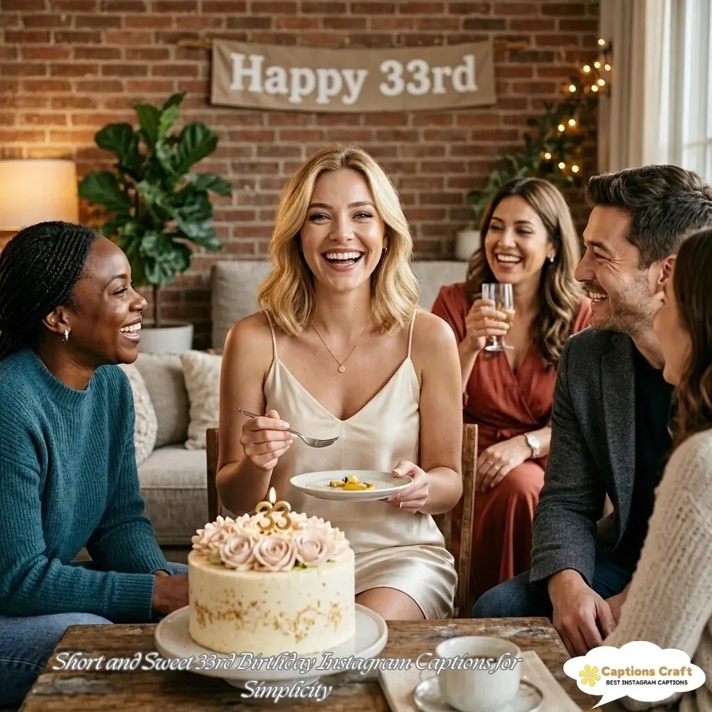 135+ Inspiring 33rd Birthday Captions For Instagram for Celebrations